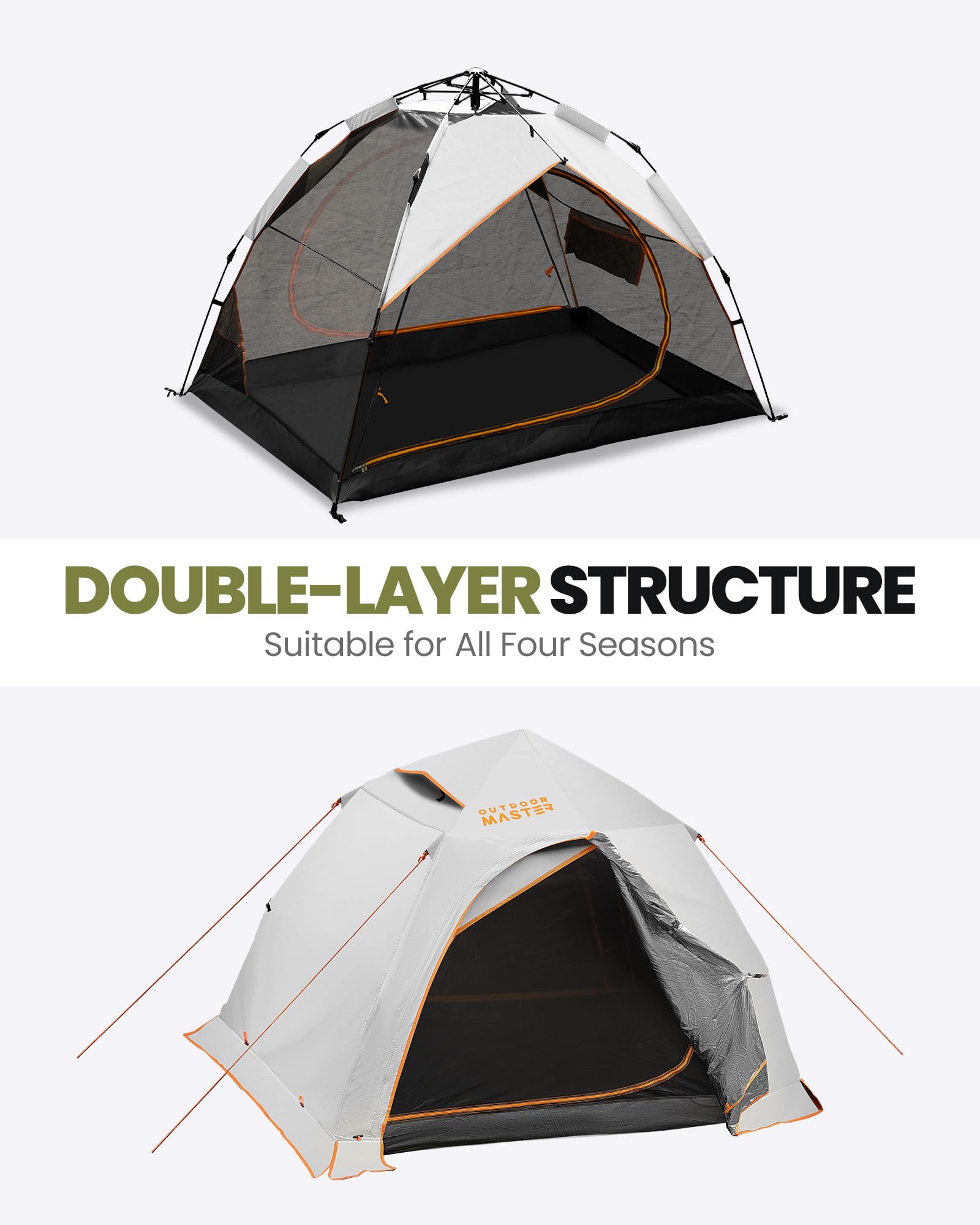 Amazon.co.jp: OutdoorMaster (アウトドアマスター) 2人用